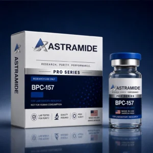 BPC-157 Pro research peptide vial and box